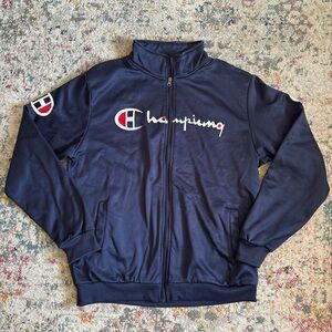 Champion Dark Blue Zip-Up Jacket